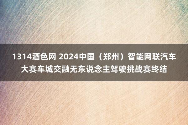 1314酒色网 2024中国（郑州）智能网联汽车大赛车城交融无东说念主驾驶挑战赛终结