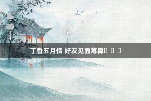 丁香五月情 好友见面筹算‍‍‍