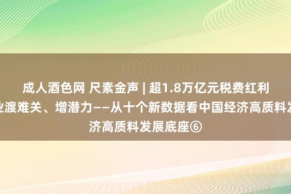 成人酒色网 尺素金声 | 超1.8万亿元税费红利，助力企业渡难关、增潜力——从十个新数据看中国经济高质料发展底座⑥