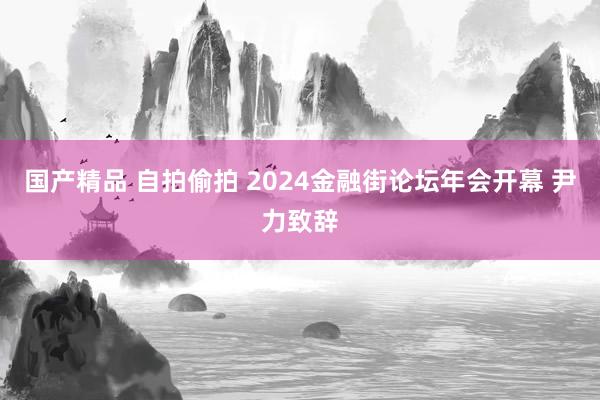 国产精品 自拍偷拍 2024金融街论坛年会开幕 尹力致辞