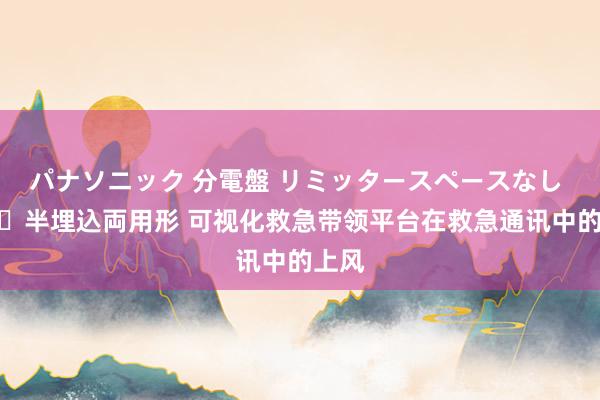 パナソニック 分電盤 リミッタースペースなし 露出・半埋込両用形 可视化救急带领平台在救急通讯中的上风