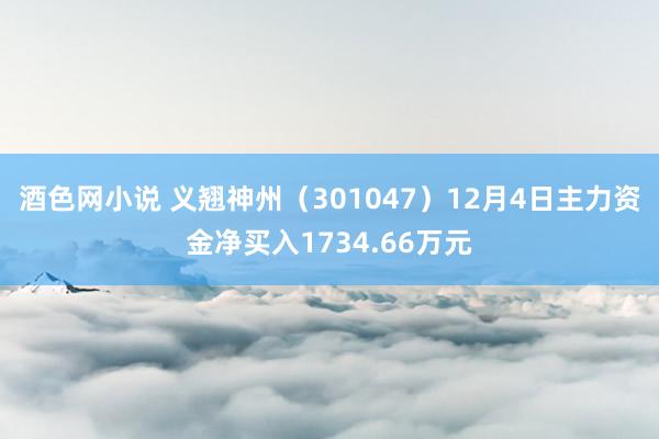 酒色网小说 义翘神州（301047）12月4日主力资金净买入1734.66万元