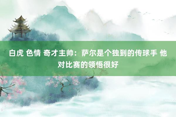 白虎 色情 奇才主帅：萨尔是个独到的传球手 他对比赛的领悟很好